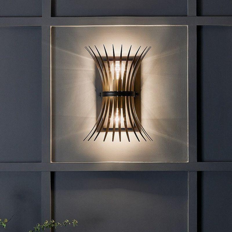 Steel Flush Mounted Sconce