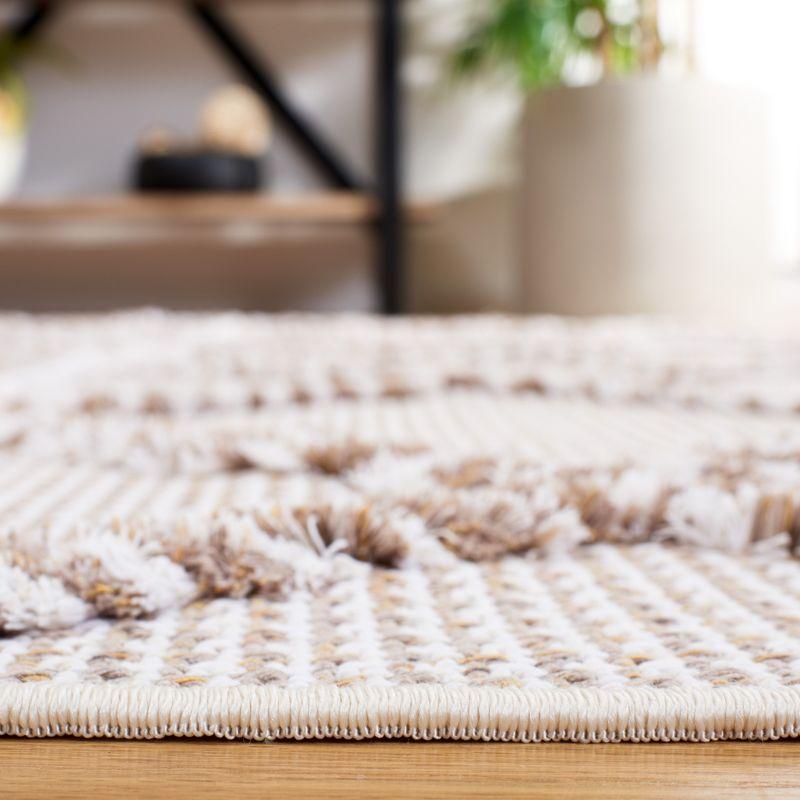 Augustine AGT714 Machine Made Indoor Area Rug - Ivory/Beige - 4'x6' - Safavieh