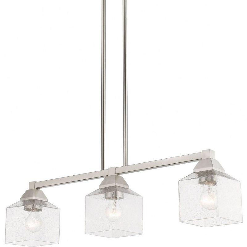 Livex Lighting Aragon 3 - Light Chandelier in  Brushed Nickel