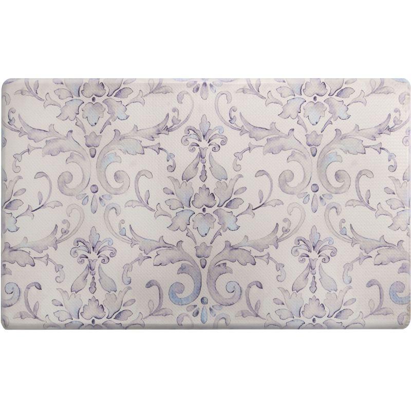 SoHome Cozy Living Watercolor Damask Anti-Fatigue Mat