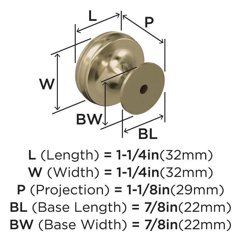 Renown 1 1/4" Diameter Round Knob