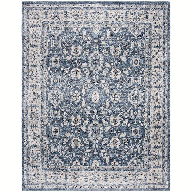Charleston CHL412 Loomed Indoor Area Rug - Navy/Creme - 9'x12' - Safavieh
