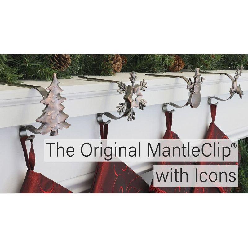 Original MantleClip 4 Piece Stocking Holder