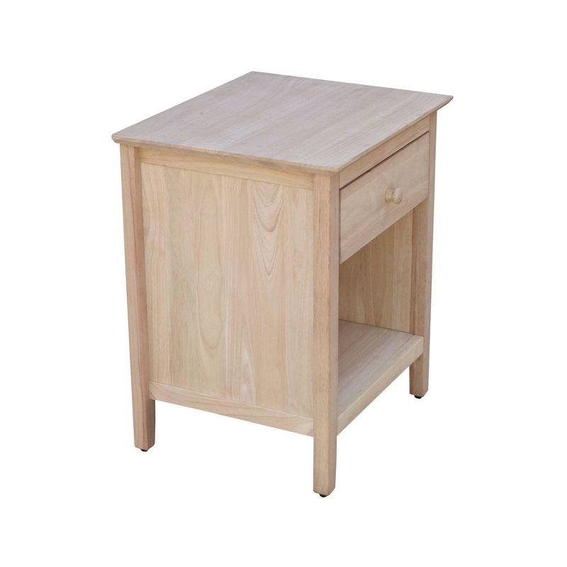 19.5" Nightstand Unfinished - International Concepts