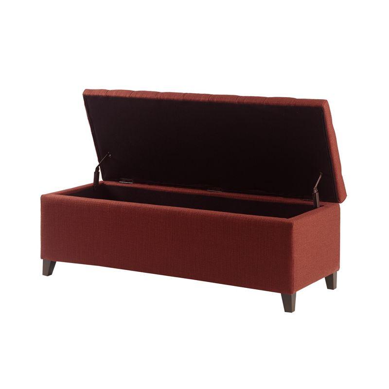 1 Polyester Upholstered Storage Bench