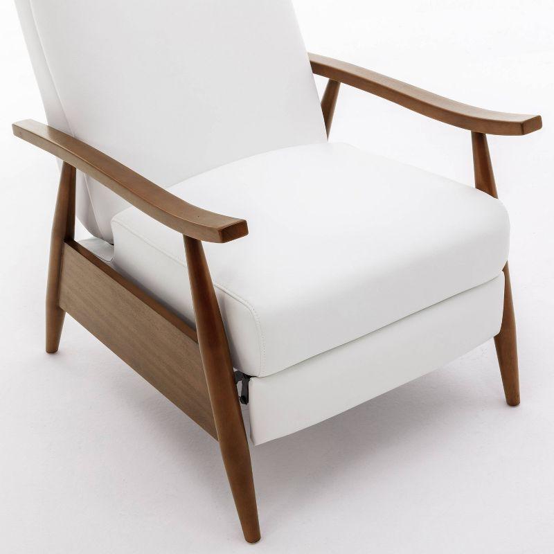 Comfort Pointe Solaris Press-Back Recliner Milky White