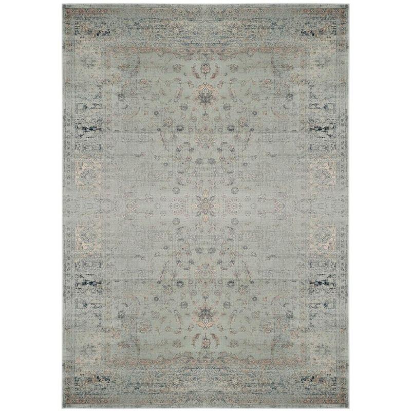 Vintage VTG120 Power Loomed Indoor Area Rug - Light Blue - 8'x10' - Safavieh.