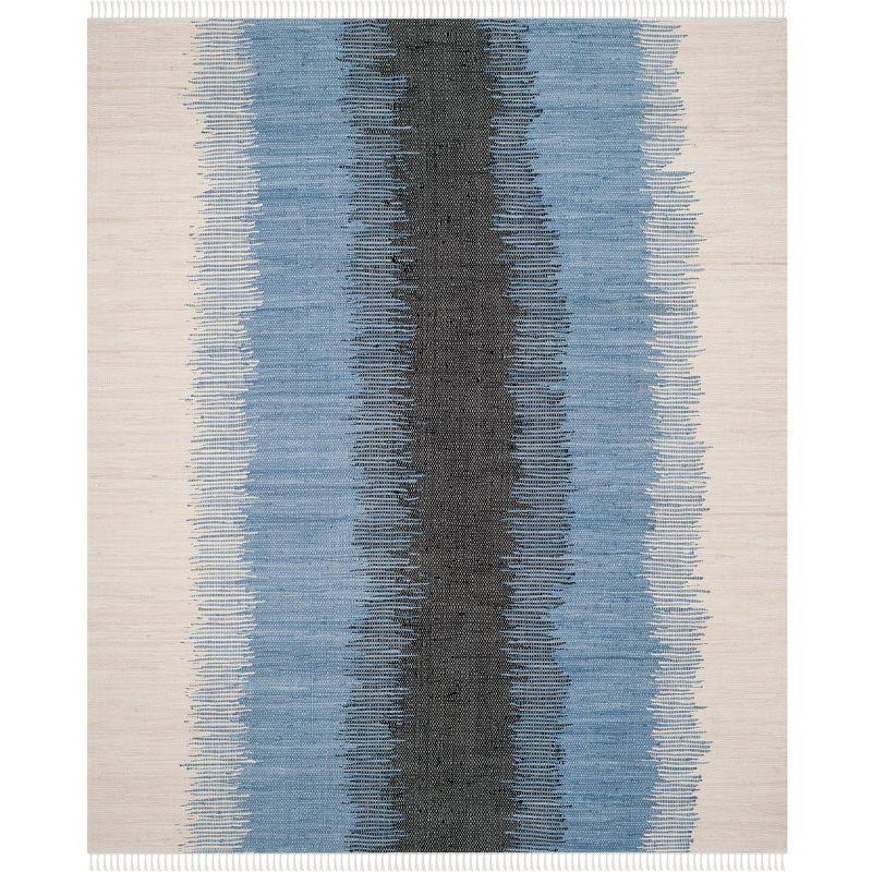 Montauk MTK710 Hand Woven Indoor Area Rug - Grey/Black - 8'x10' - Safavieh.