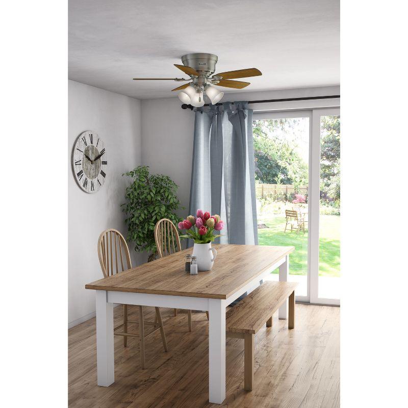 42" Low Profile IV 5 - Blade Ceiling Fan with Pull Chain