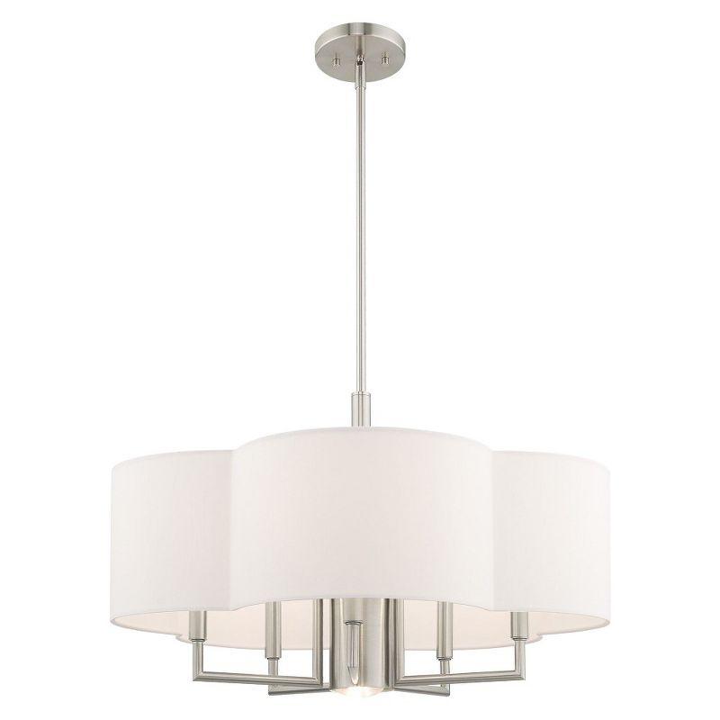 Livex Lighting Chelsea 5 - Light Chandelier in  Brushed Nickel