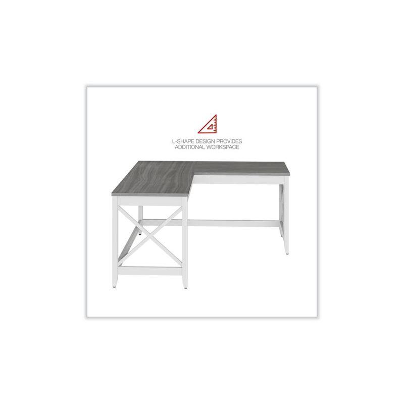 Workspace by Alera® L-Shaped Writing Desk
