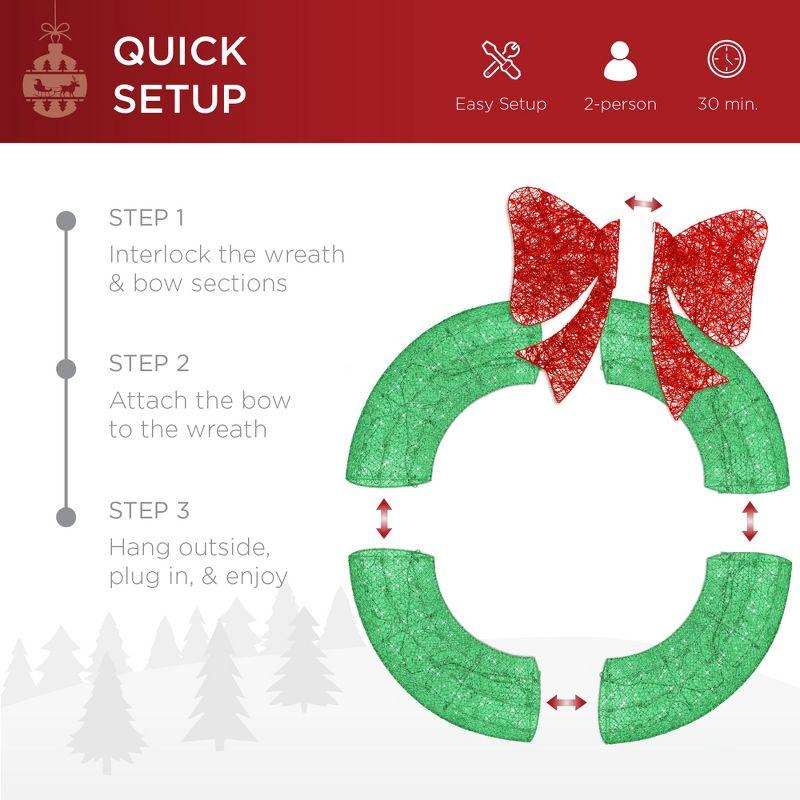 The Holiday Aisle® Faux 48'' Wreath