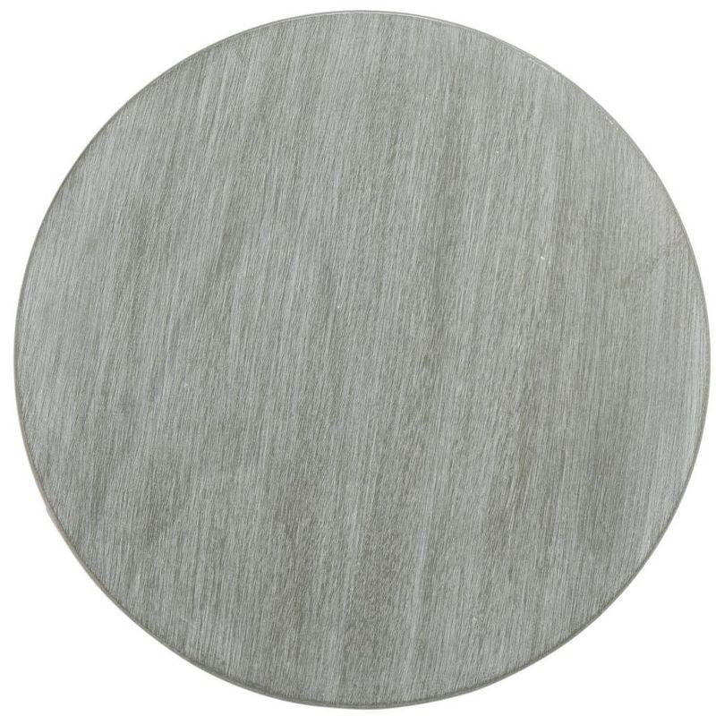 Orion Round Accent Table - ACC5700C - Slate/Grey - Safavieh
