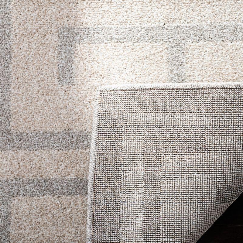 Amherst AMT404 Power Loomed Area Rug - Ivory/Light Grey - 5'3"x8' - Safavieh.