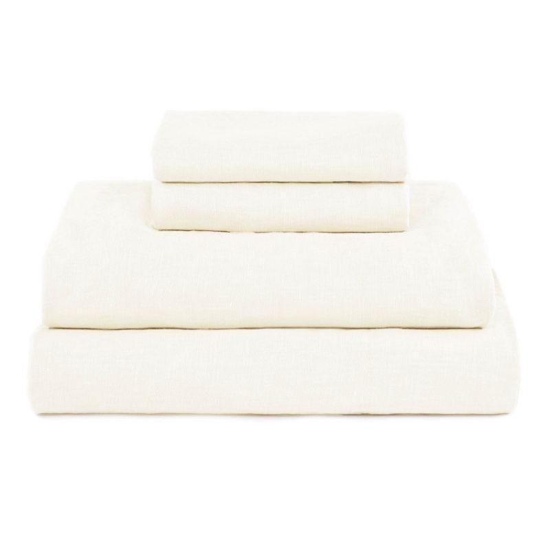 100% French Linen Sheet Set