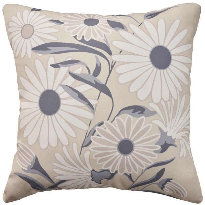 Mina Victory Aloha Floral 20" x 20" Indoor Outdoor Throw Pillow