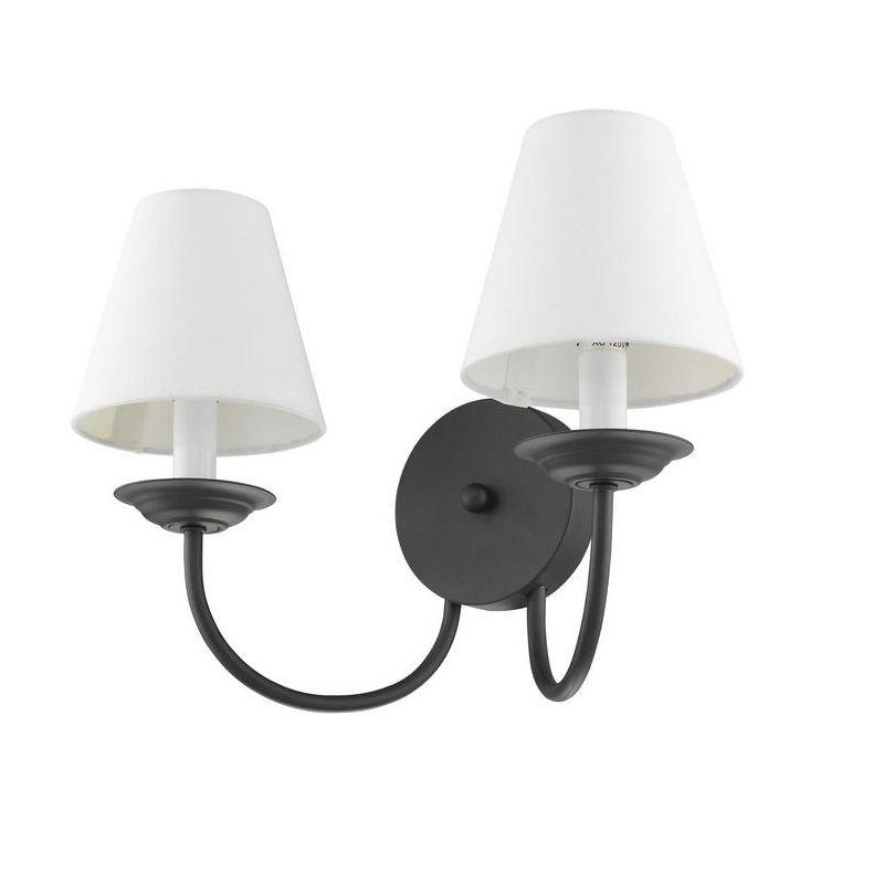 Livex Lighting Mendham 2 - Light Wall Light in  Black