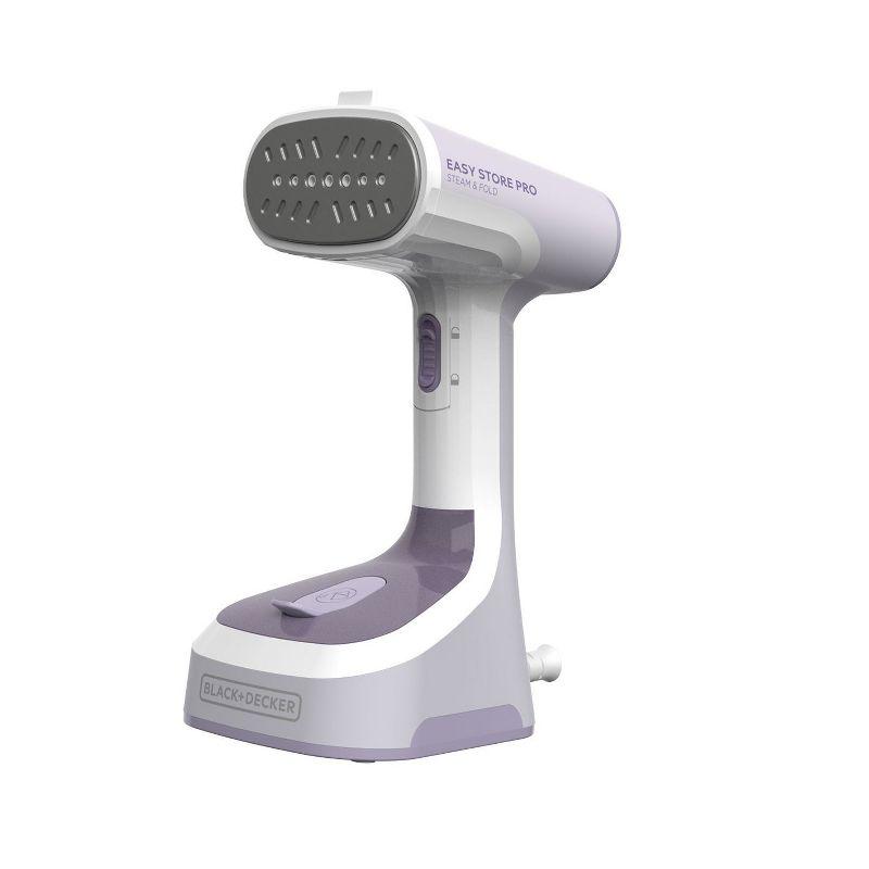 BLACK+DECKER Easy Foldable Steamer, GS0311-1PD, 45-Sec Heat Up, Extra Long Power Cord & Lint Remover