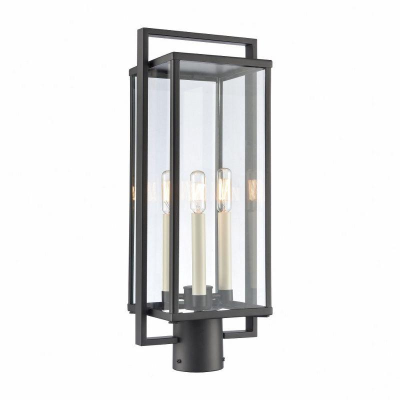 Elk Home Gladwyn 3 - Light Post Light in  Matte Black