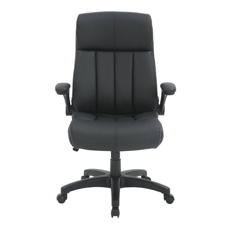 Winston Porter Baillie Medium Back Executive Office Chair with Flip-Up Arms