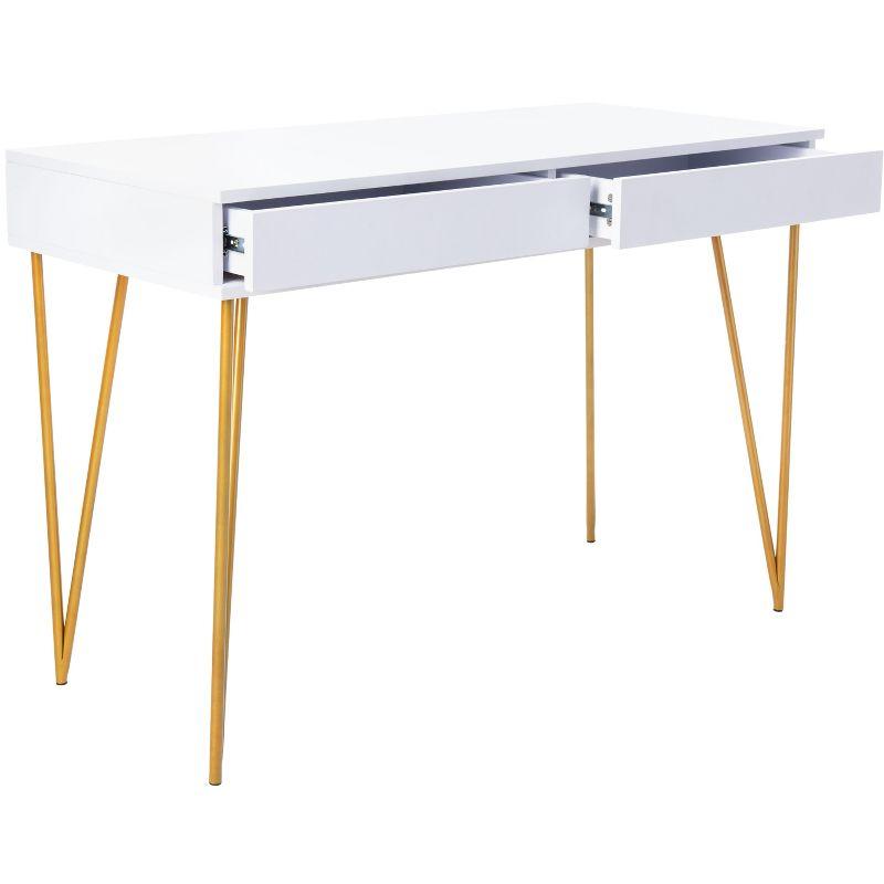 Pine Two Drawer Desk  - Safavieh