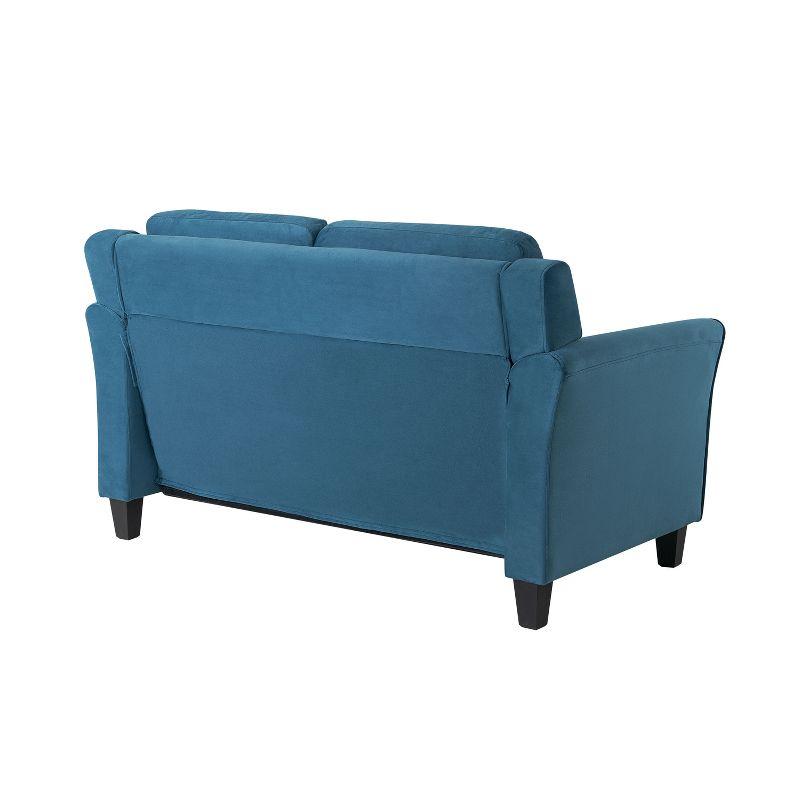 Lifestyle Solutions Harper Loveseat Blue Velvet