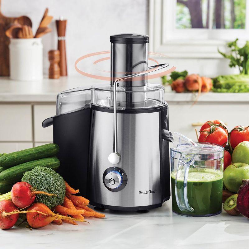 Stainless Steel Electric Centrifugal Juicer with Variable Speed