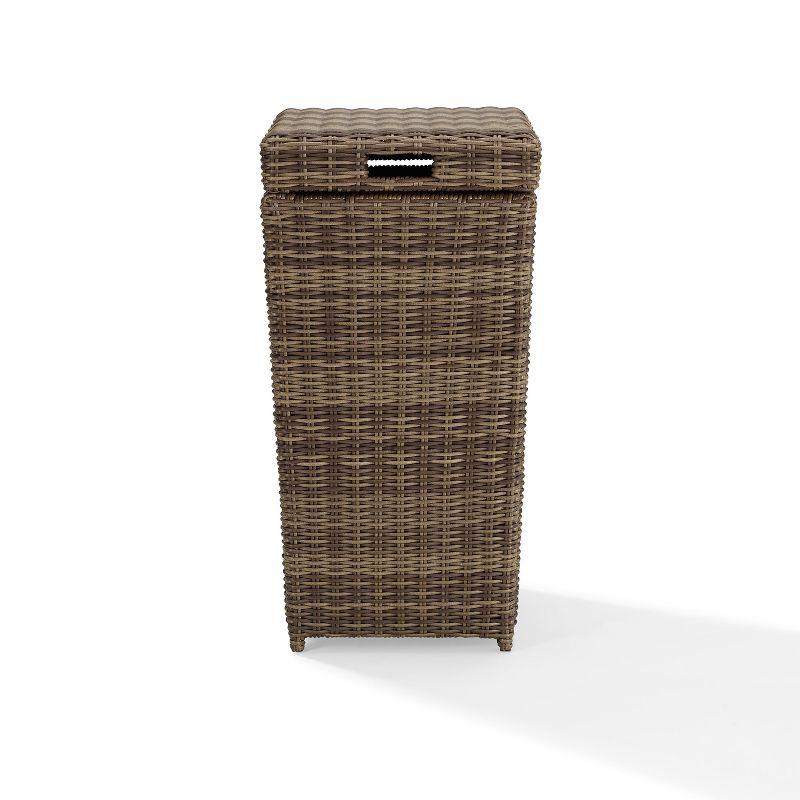 Bradenton Outdoor Wicker Trash Can - Crosley