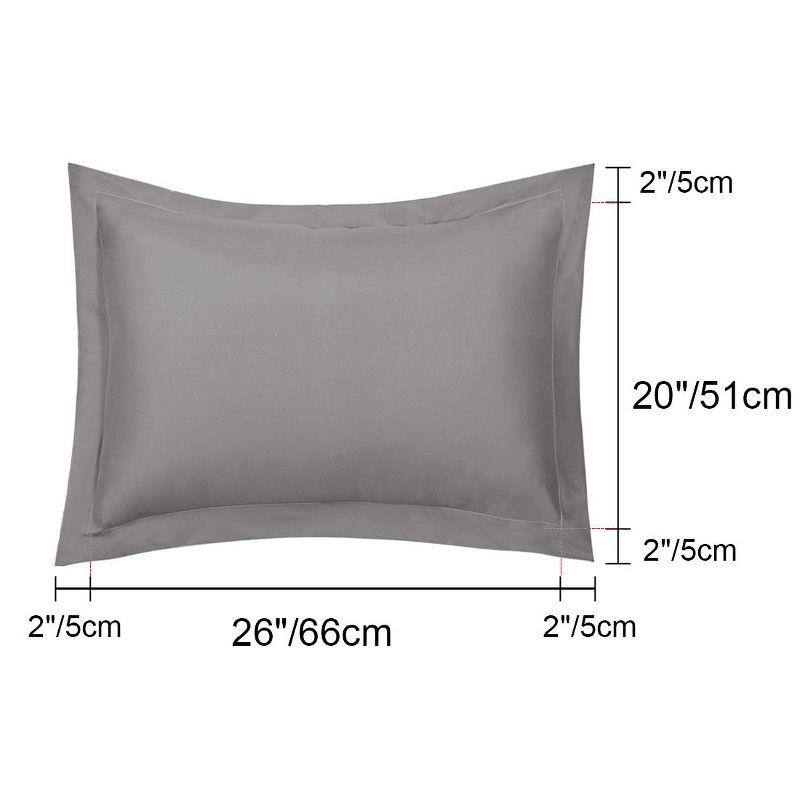 PiccoCasa Polyester Soft Brushed Microfiber Envelope Closure Pillowcases 2 Pcs