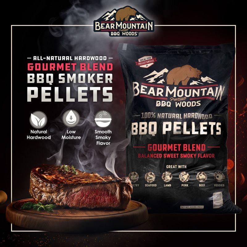 Bear Mountain BBQ Bear Mountain BBQ All-Natural Hardwood Gourmet Blend Smoker Pellets