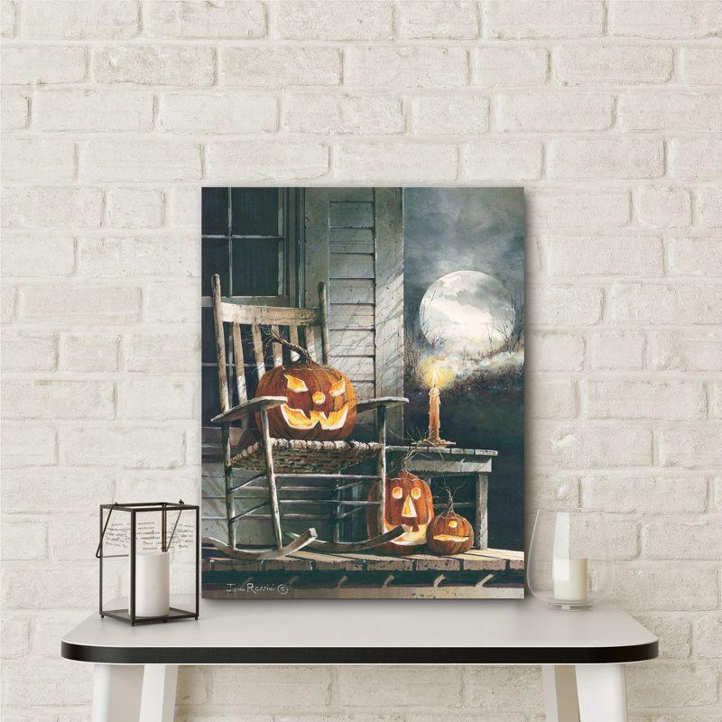 Courtside Market Night Watchman Gallery-Wrapped Canvas