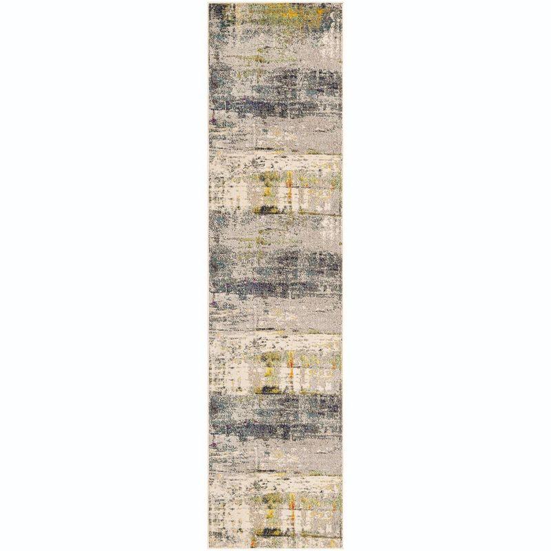 Unique Loom 2' 7 x 10' 0 Runner Gray Chromatic Urban Area Rug
