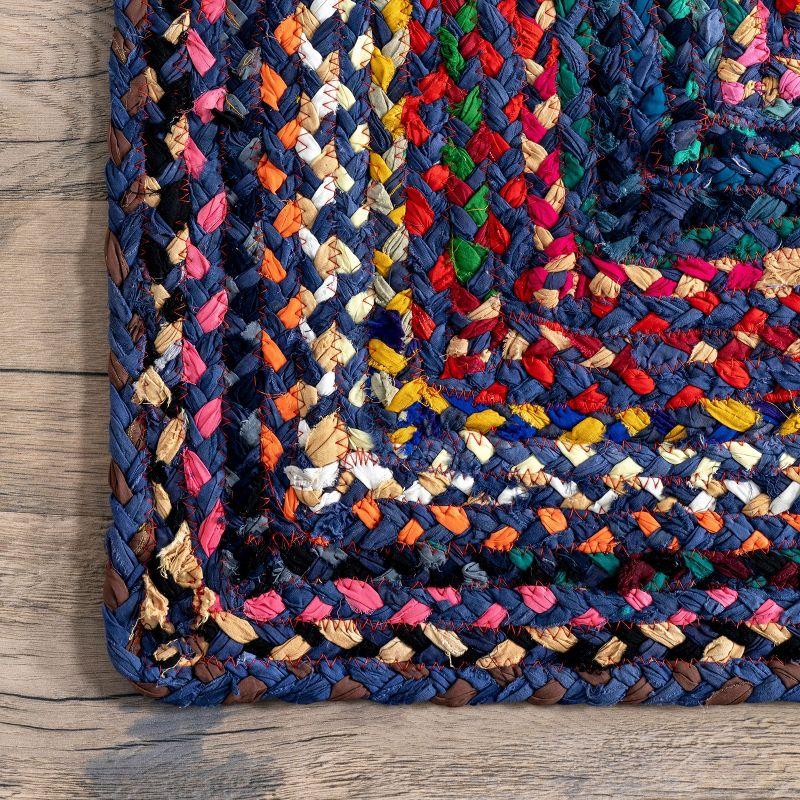 Nuloom Tammara Bohemian Hand Braided Indoor Area Rug, Runner 2' 6" x 10', Blue