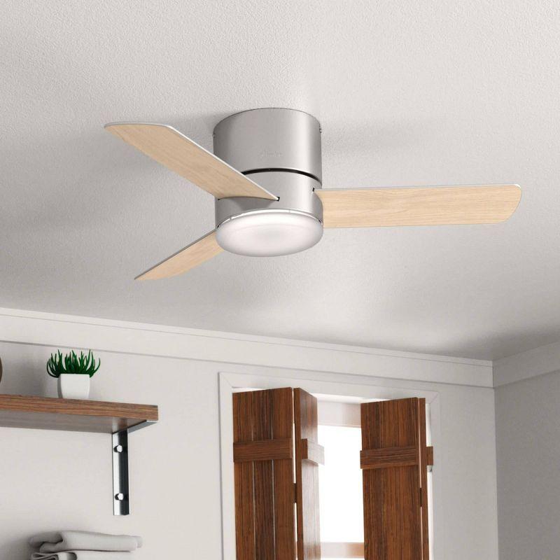 44" Minimus Low Profile Ceiling Fan with Remote (Includes LED Light Bulb) - Hunter Fan