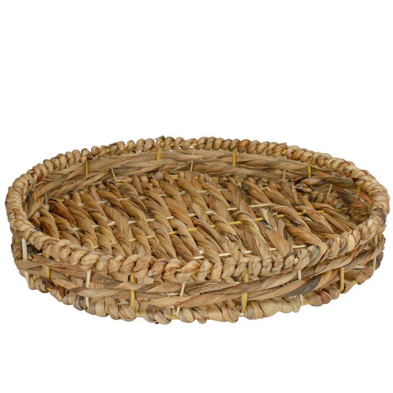 Northlight Seasonal Wicker Tray - Set of 3
