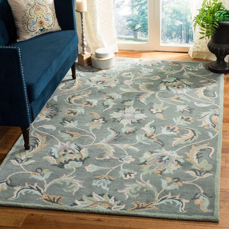 Arber Hand Tufted Wool Floral Rug