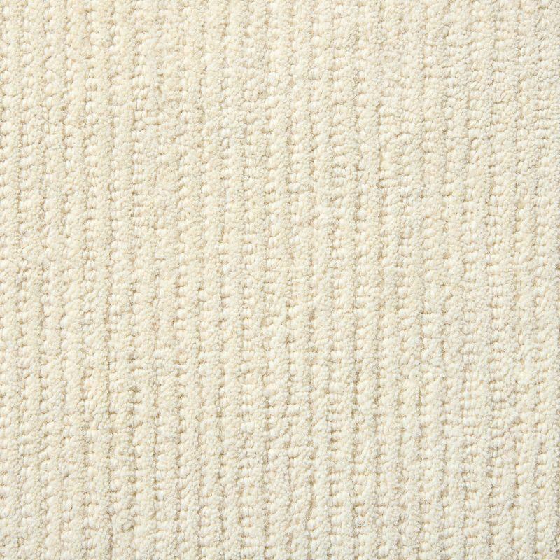 Town & Country Luxe Rita Ribbed Textured Handcrafted Area Rug Taupe/Ivory