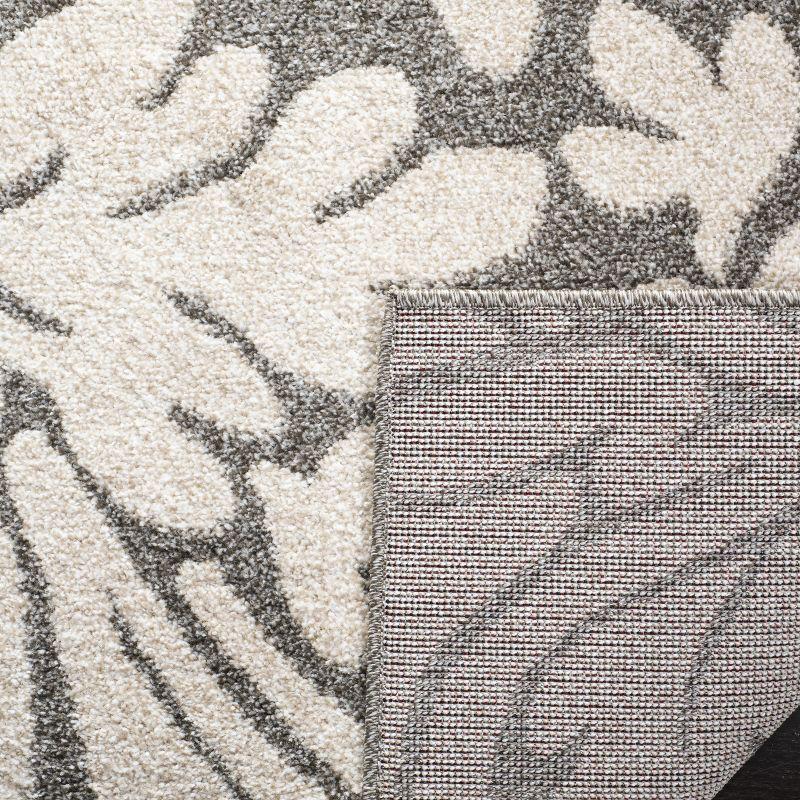 Amherst AMT425 Power Loomed Indoor Accent Rug - Dark Grey/Beige - 3'x5' - Safavieh