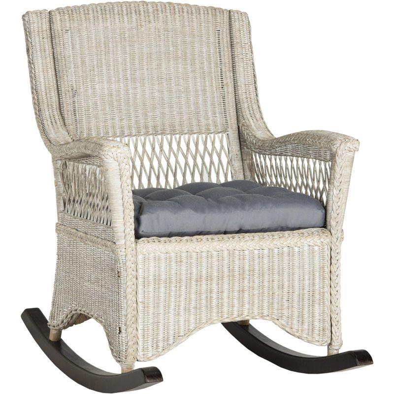 Aria Rocking Chair - SEA8036 - Antique/Grey - Safavieh