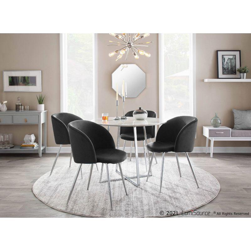 Terrance 18.5'' H Velvet Upholstered Parsons Chair