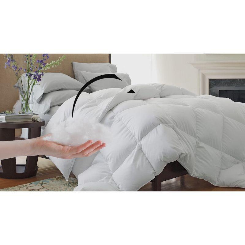 All Season Down Alternative Duvet Insert with Corner Tabs Hypoallergenic Ultra Soft 1 Piece Comforter - Twin , Navy Blue