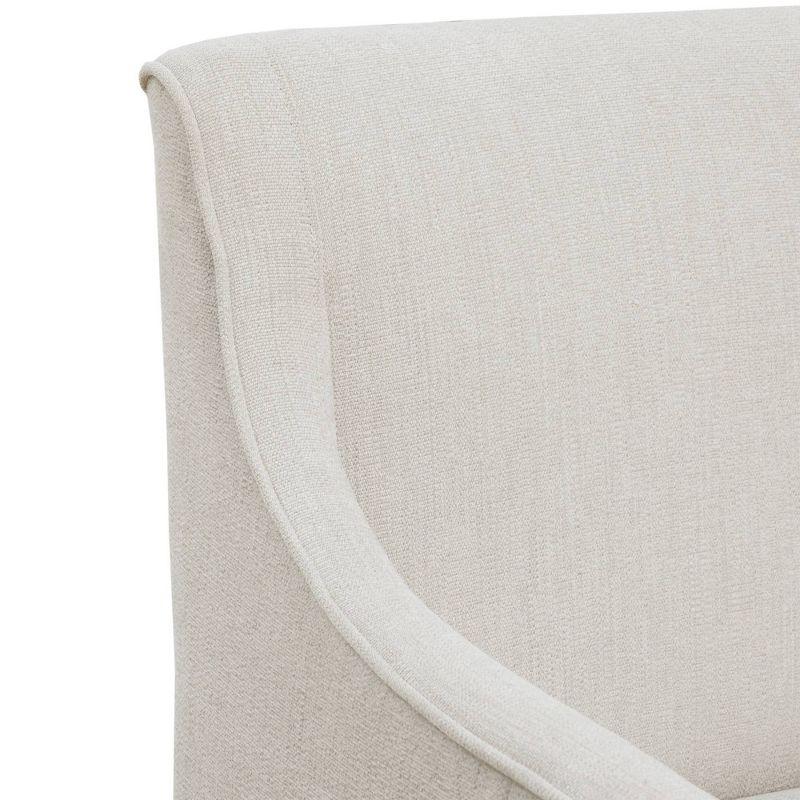 Madison Park Hamilton Slipcover Dining Arm Chair with Casters