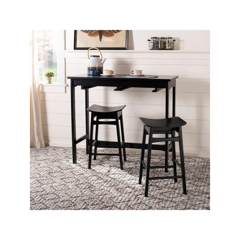 Colbie 3 Piece Pub Set - Black - Safavieh