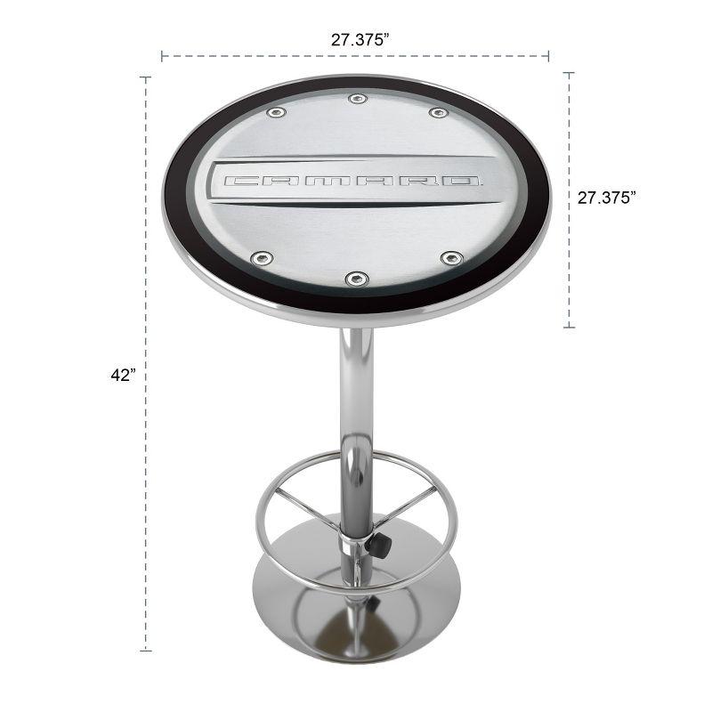 Trademark Global Round Metal Base Dining Table