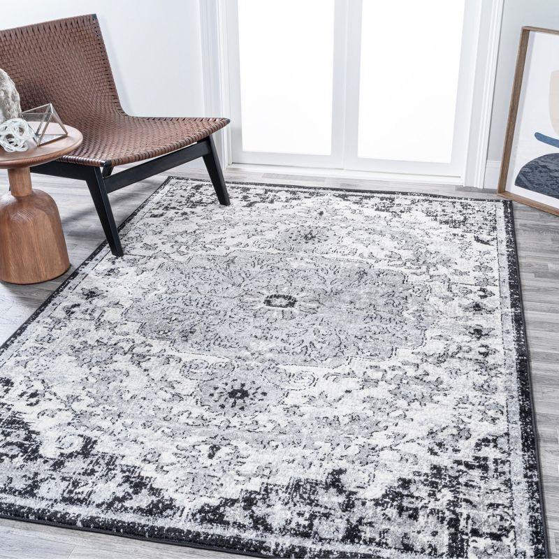 Anaise Ornate Boho Medallion Area Rug - JONATHAN Y