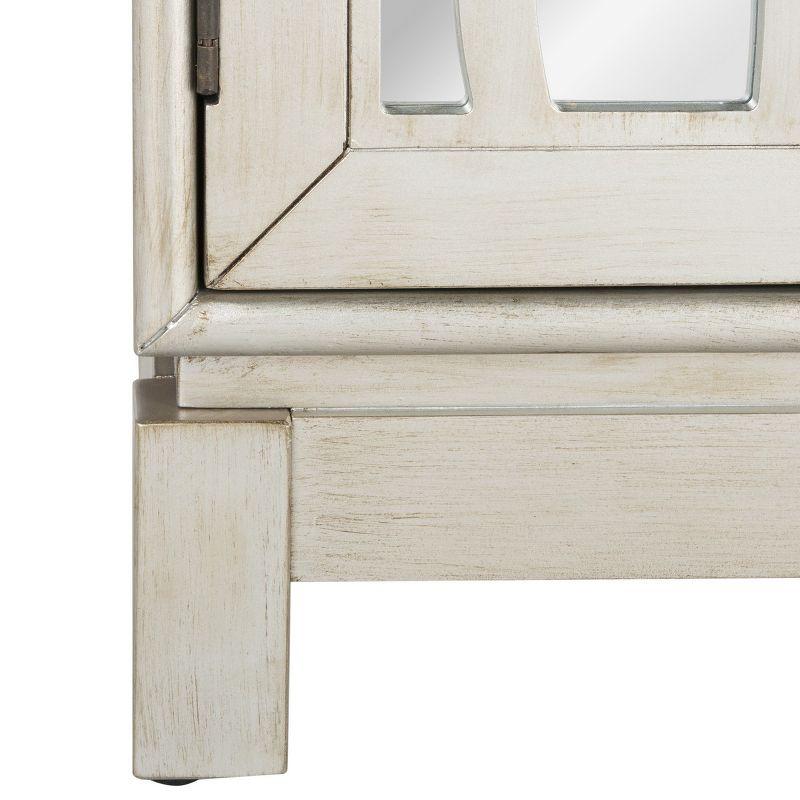 Ashlynn 2 Door Chest - Silver - Safavieh.