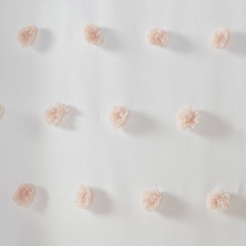 Madison Park Polka Dots Single Shower Curtain