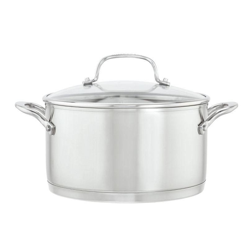 3-Ply Stainless Steel and Aluminum Non-Stick Cookware Set