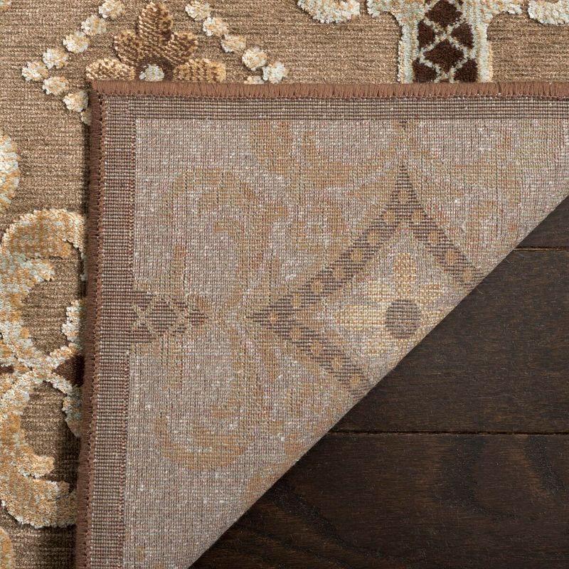 Martha Stewart Collection - MSR7430 - Indoor Power Loomed Accent Rugs - Brown/Brown - 3'3"x5'3"