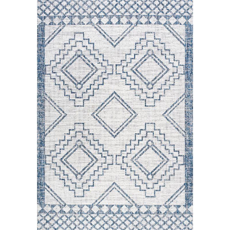 Marokko Diamond  Medallion Indoor/Outdoor Area Rug - JONATHAN Y